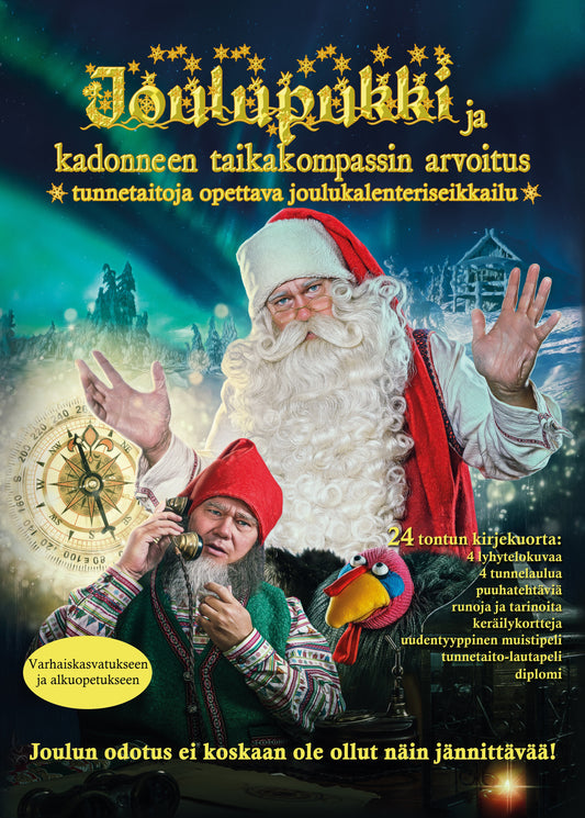 Joulupukki ja kadonneen taikakompassin arvoitus (varhaiskasvatus ja alkuopetus)